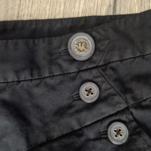 Anthropologie Elevenses Black Sailor Pants - Picture 11 of 12